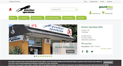 Desktop Screenshot of panther-apotheke.com